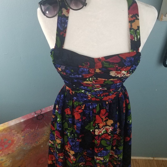 Anthropologie Dresses & Skirts - Anthropologie HD in Paris Floral Blue Dress